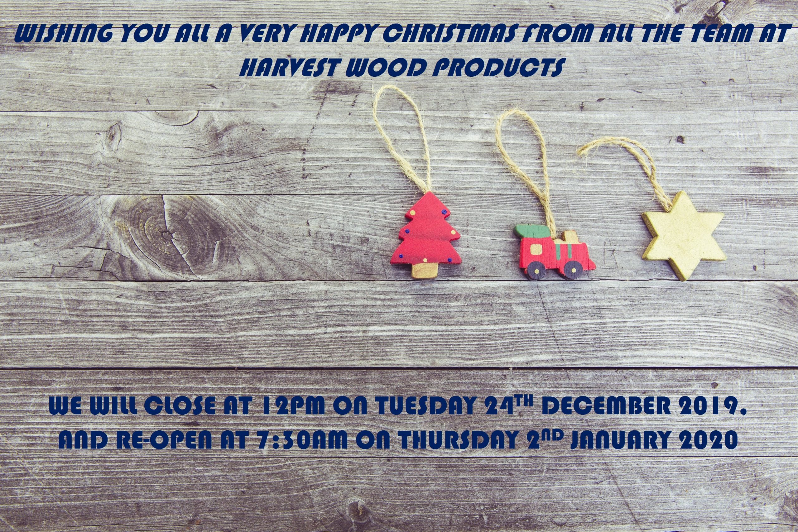 wooden christmas decoration
